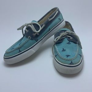 Sperry Boat Shoes (literally-boats all over them)